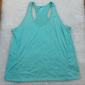 Everlast Mint Green razorback tank top XL.